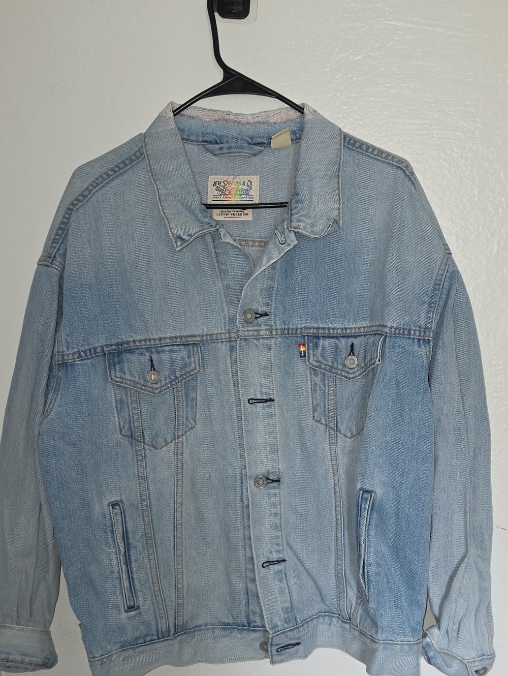 Light Blue Denim Shirt Jacket - Unbranded Casual Trucker